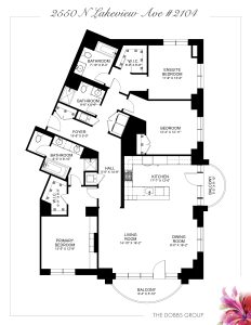 2550 N Lakeview Ave Unit 2104 Chicago IL 60614 USA – home for sale in Lincoln Park – floor plan
