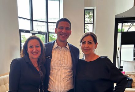 Debra Dobbs with Robert-Reffkin, Founder and CEO of Compass Real Estate Brokerage and Joanne Nemerovski Compass Broker