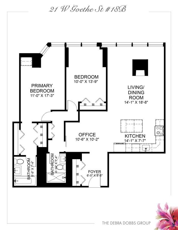 21 W Goethe St #18bChicago, IL 60610, USA - Home For Sale - Gold Coast - Chicago - The Debra Dobbs Group - floor plan
