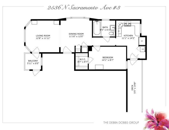 2536 N Sacramento Ave # 3 - Home For Sale in Chicago, IL - Floor Plan