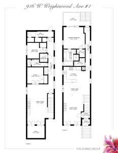 916 W Wrightwood Ave #1 Chicago, IL 60614 – Home For Sale – Floor Plan