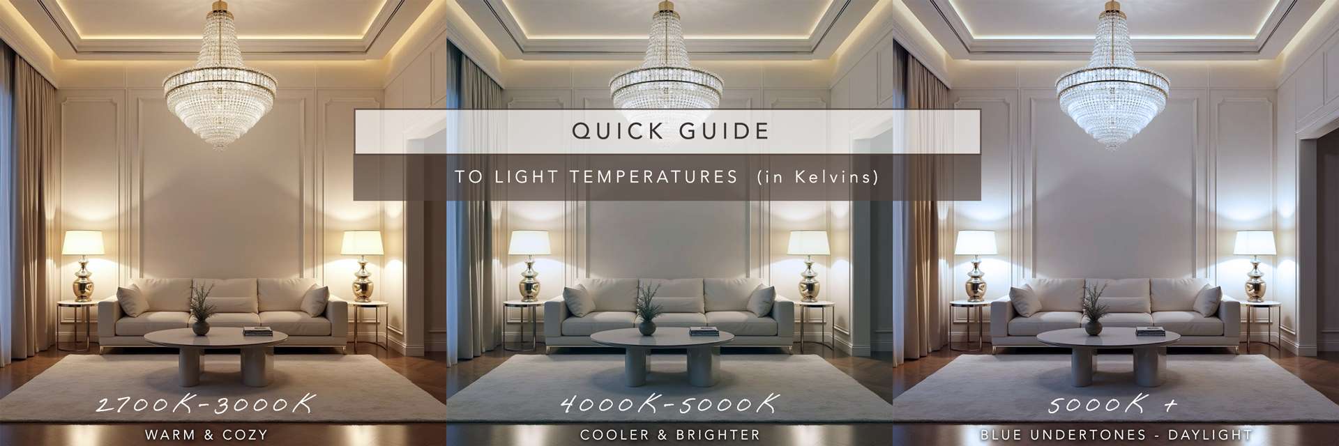 Guide To Light Temperatures in Kelvin | Interior Design | Lighting