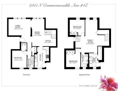 2311 N Commonwealth Ave APT 1E Chicago, IL 60614 – FOR RENT – Floor Plan